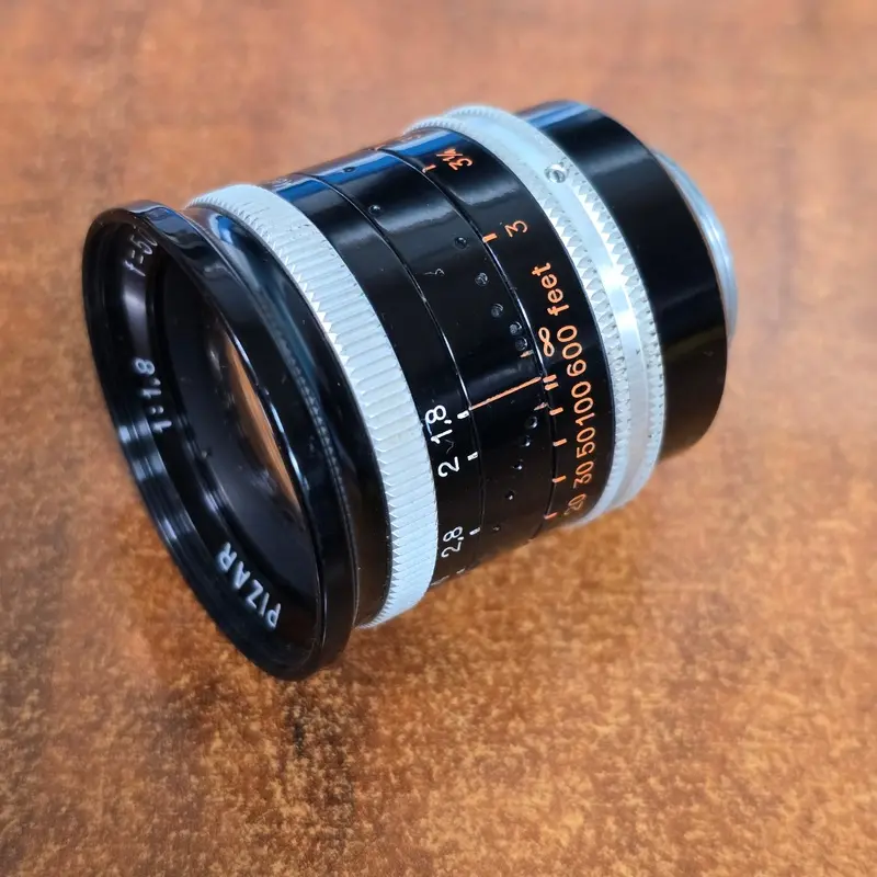 Pizar 50mm f1.8 AR C-Mount lens S# 972850