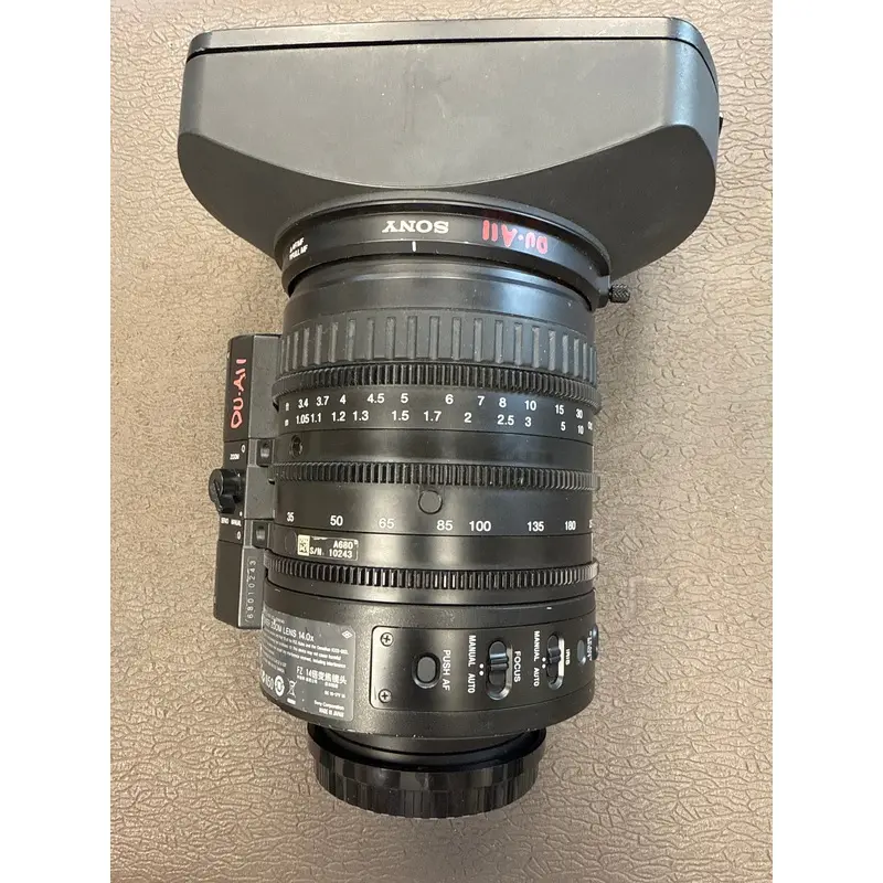 Sony SCL-Z18X140 FZ Mount 14X Power Zoom Lens S# 10243
