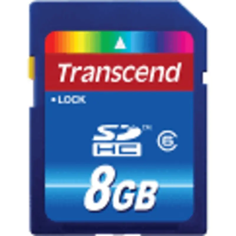 Trancend 8GB SDHC Class 6 Card