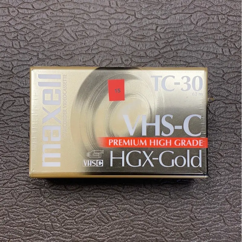 Maxell VHS-C Premium High Grade HGX Gold