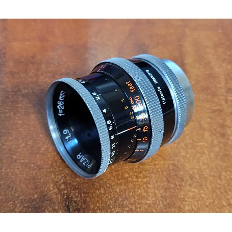 Pizar 26mm F1.9 AR C-Mount Lens S# 107409