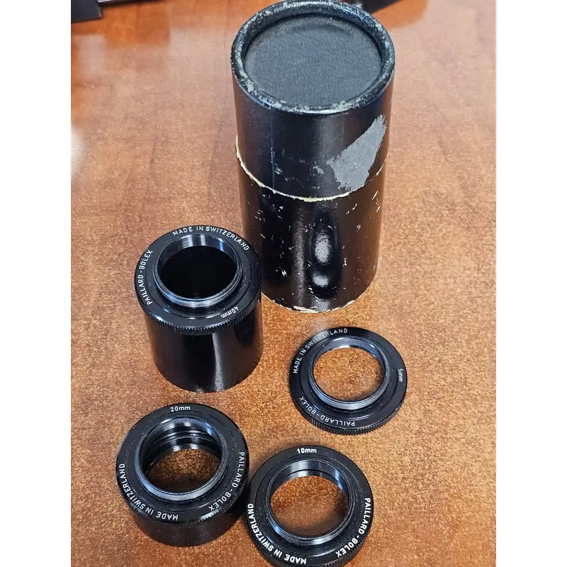 Bolex Macro Extension Tube set