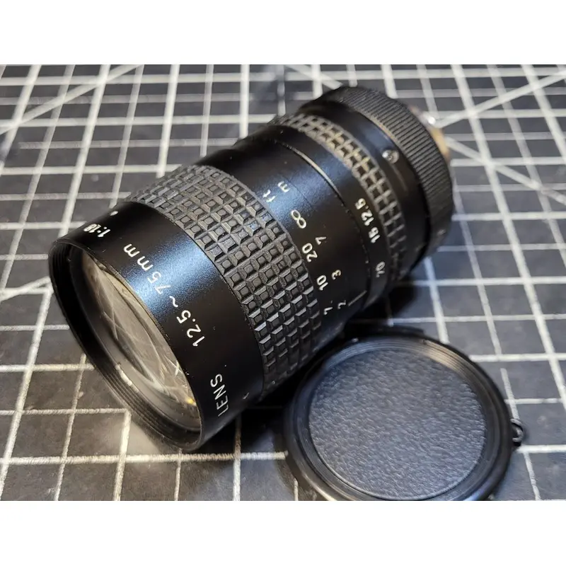 Cosmicar 12.5-75mm T1.8 C Mount TV Zoom lens