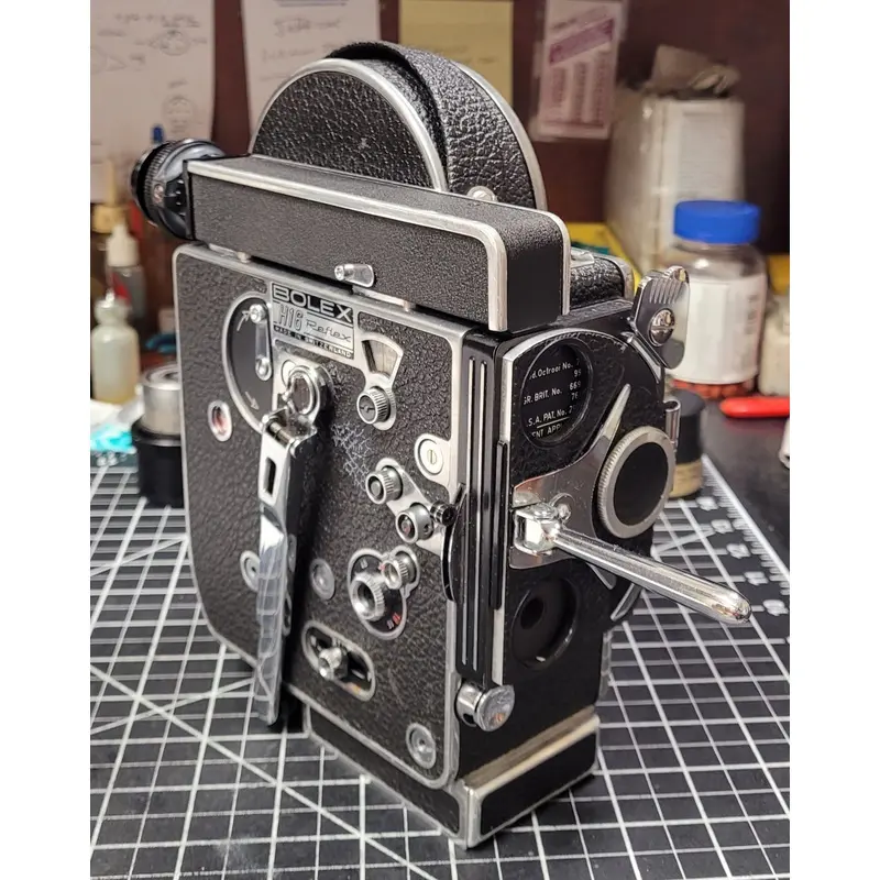 Bolex H16 Rex 4 16mm Camera Body with 10x viewfinder s# 241008