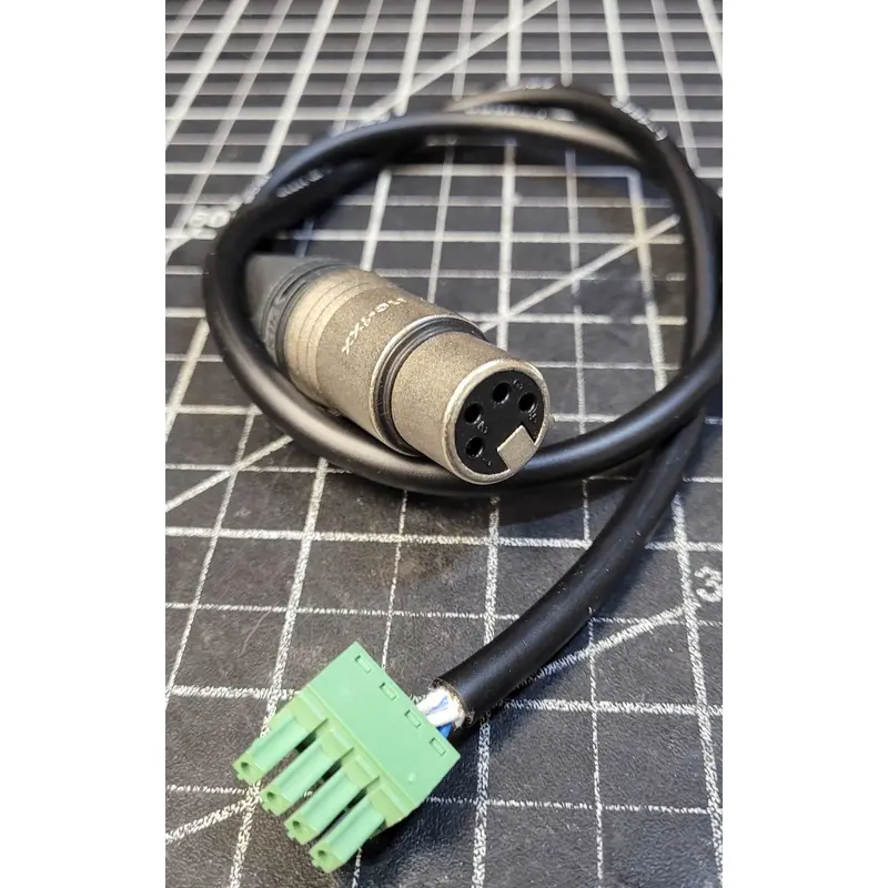 Aaton A-Minima charging cable - 4-Pin XLR Female