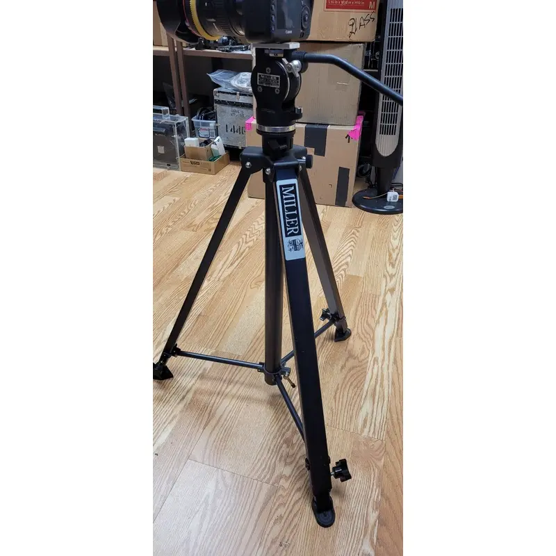 Miller Junior 101 Tripod Cine/Video Fluid Head with Aluminum Legs