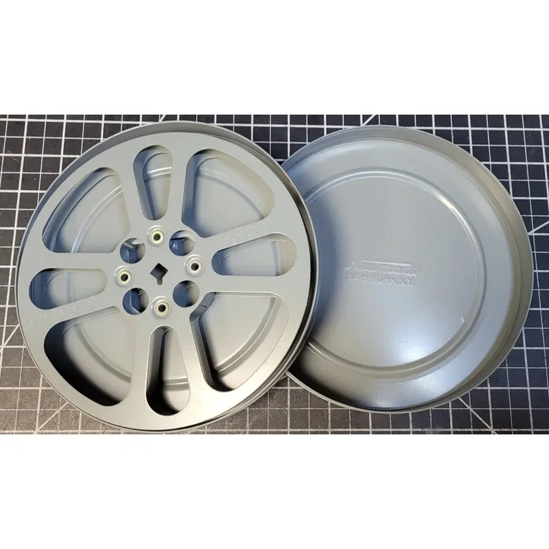 Neumade 16mm 400' Metal Projector reel with Storage Can Neumade
