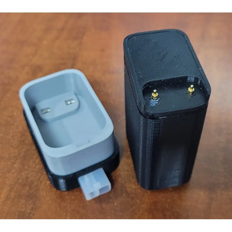 Rechargeable 2000mAh Battery Pack with cradle & Tenergy Smart Charger for Braun Nizo