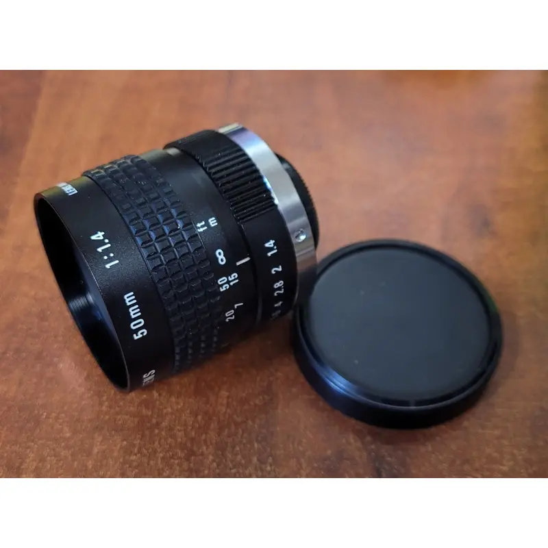 Cosmicar 50mm f1.4 TV C-Mount Lens S# N/A