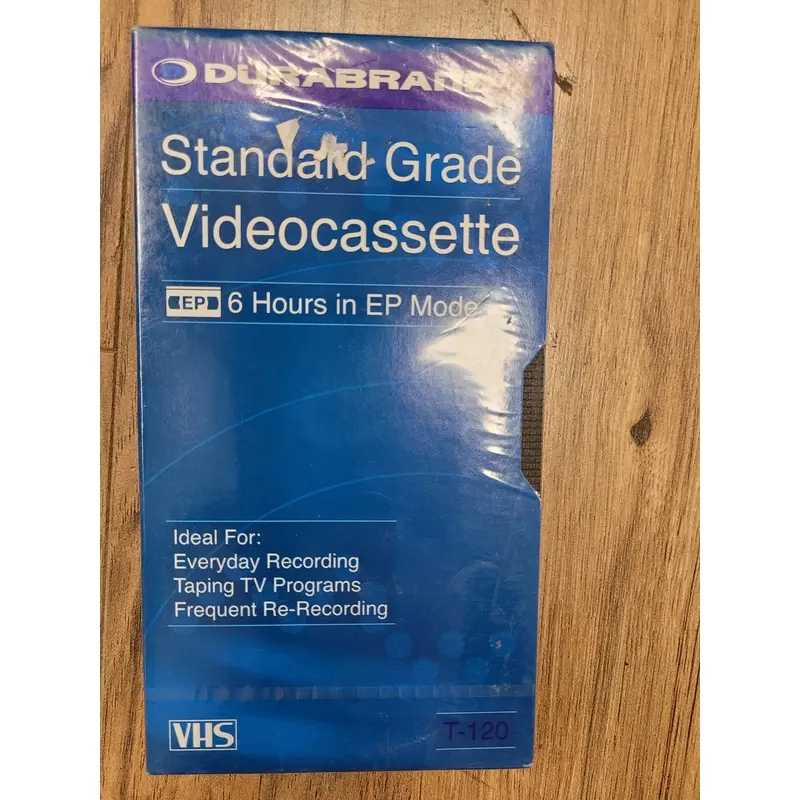 Standard Grade T-120 VHS Cassette - 6 Hour