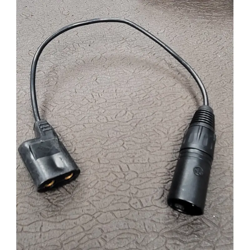 Arri S Pigtail Power Cable - 4-pin Male XLR  12"