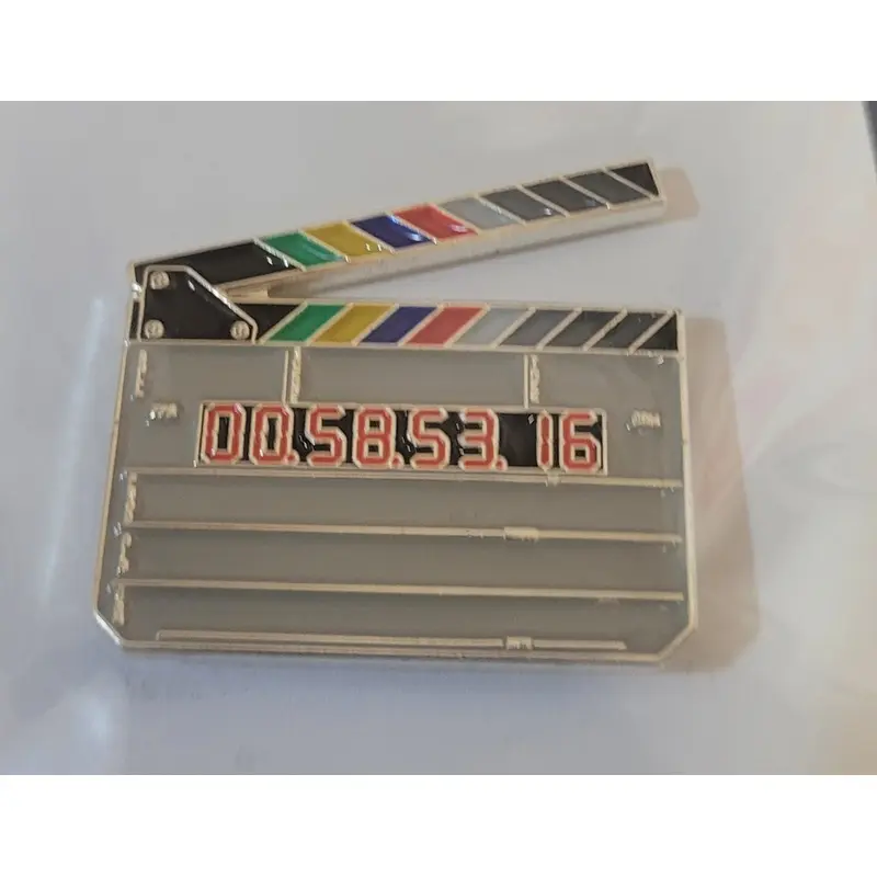 Slate / Clapstick Enamel Lapel Pin -Limited Edition