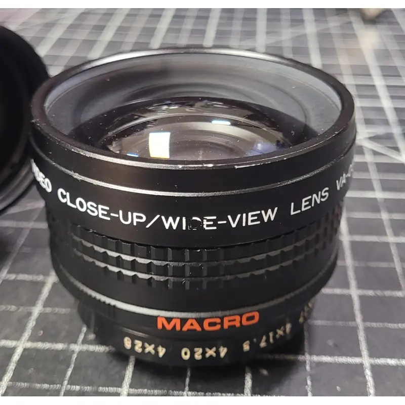 Optex/Ambico Video Close Up  Wide View Lens Model VA-0311 with Macro attachment