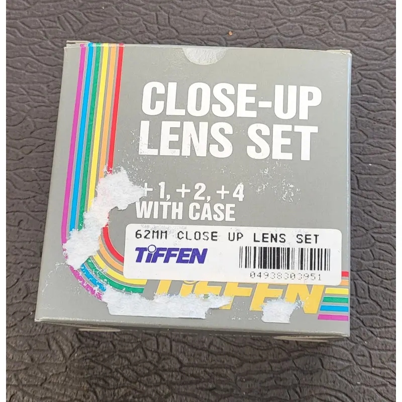 Tiffen 62mm Close Up Diopter Filter set