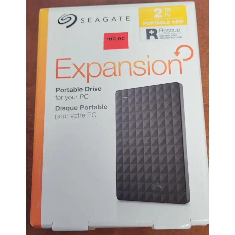 Seagate Expansion 2TB Portable Hard Drive