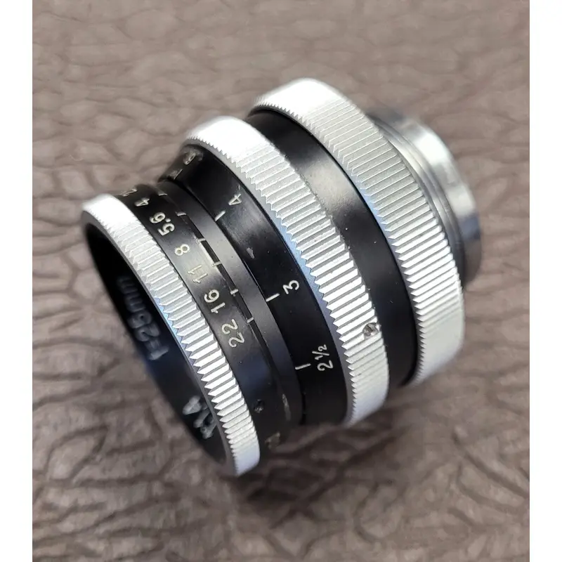 Switar 25mm T1.4 AR Non Reflex C Mount lens