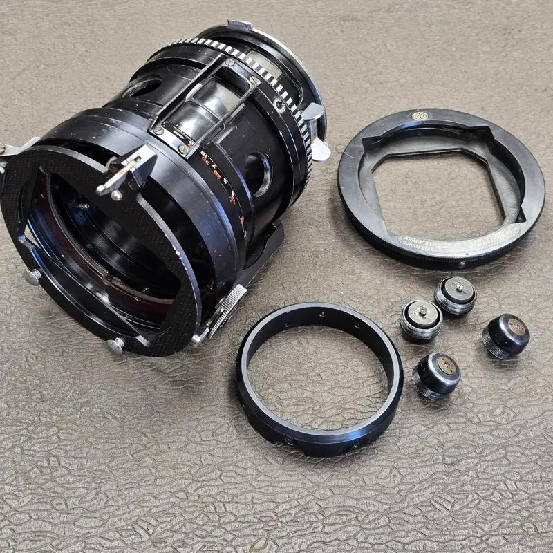 Arriflex 16BL Blimp Housing for Zeiss 10-100mm Lens with Lens Collar