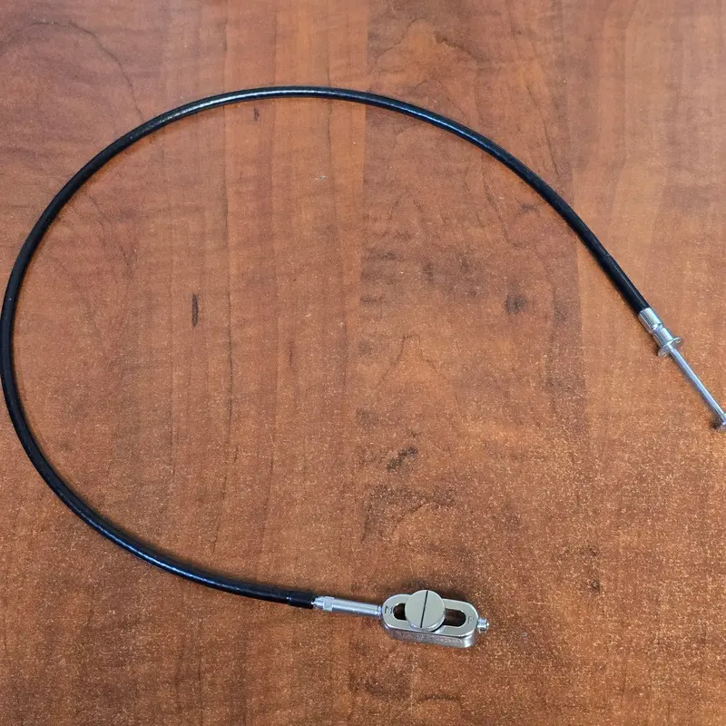 Bolex Cloth Cable release 21" with Side Adapter socket