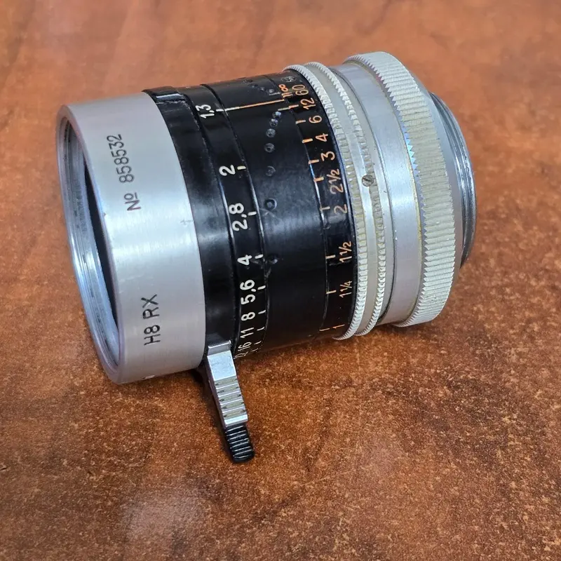 Macro Switar 12.5mm f1.3 H8 RX C-Mount Preset Lens S# 858532