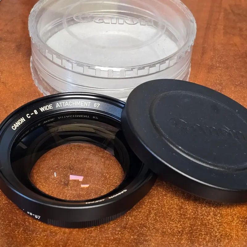 Canon C-8 Wide Angle Attachment 67mm for 814XLS / 1014XLS with Step Up Ring