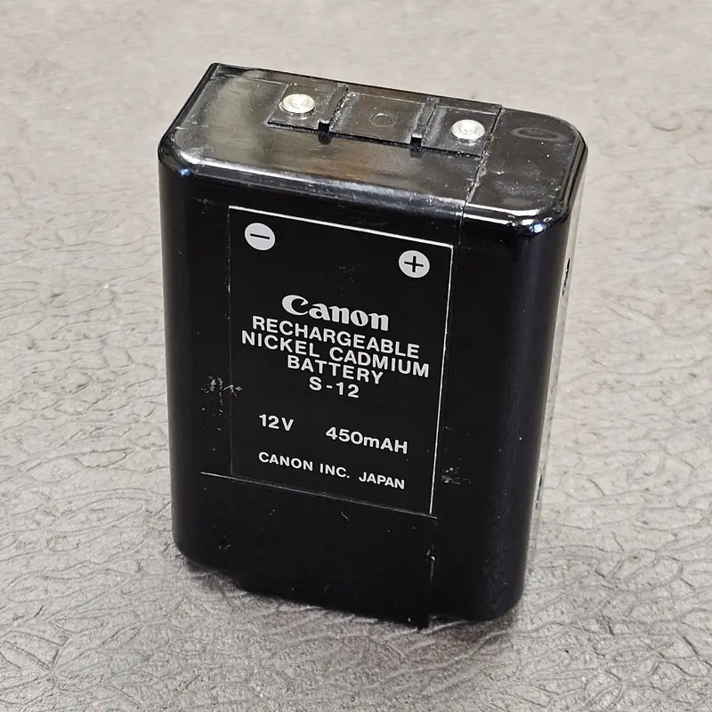 Canon Scoopic M-MS S-12 12V 2000mah NiMh Onboard Battery