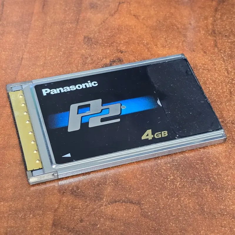 Panasonic 4GB P2 Card ( AJ-P2C004HG ) S# ACC05K2885