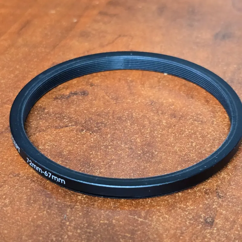 72mm - 67mm Step Down Ring