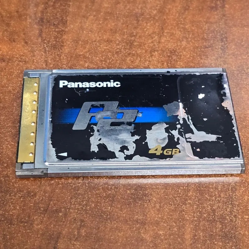 Panasonic 4GB P2 Card ( AJ-P2C004HG ) S# AAC04K0465