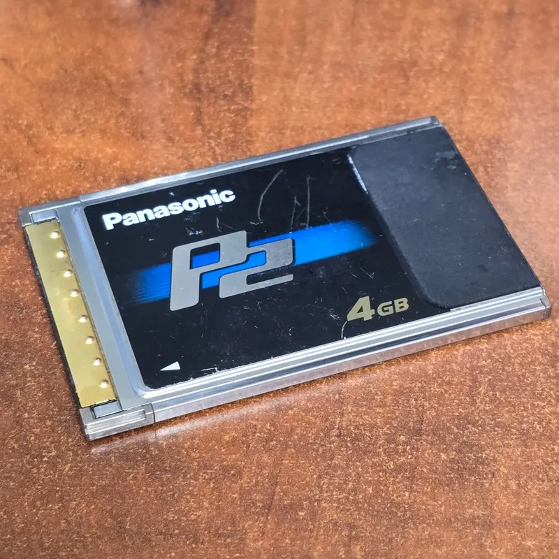 Panasonic 4GB P2 Card ( AJ-P2C004HG ) S# AAC0910002