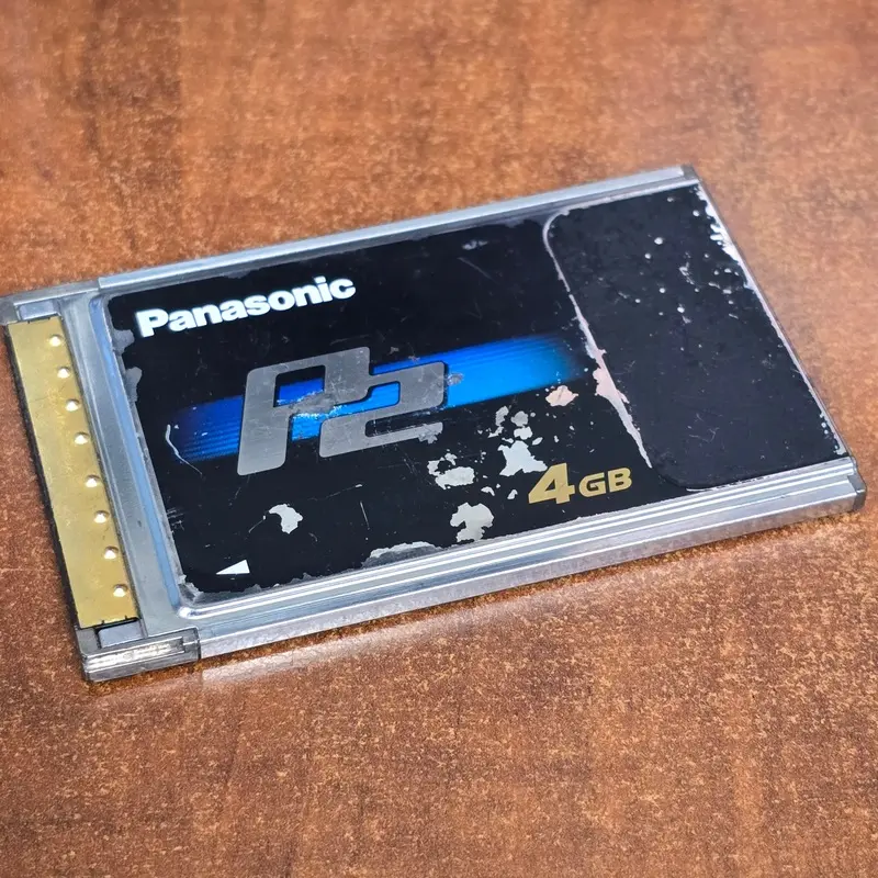 Panasonic 4GB P2 Card ( AJ-P2C004HG ) S# ACC05K2687