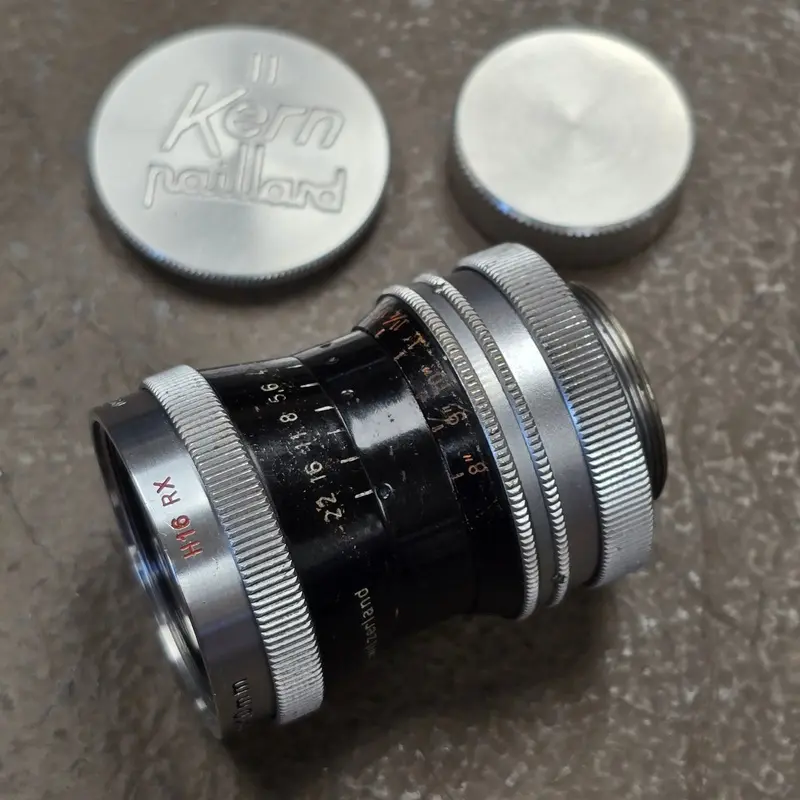 Switar 10mm f1.6 H16RX C-Mount Lens S# 527035