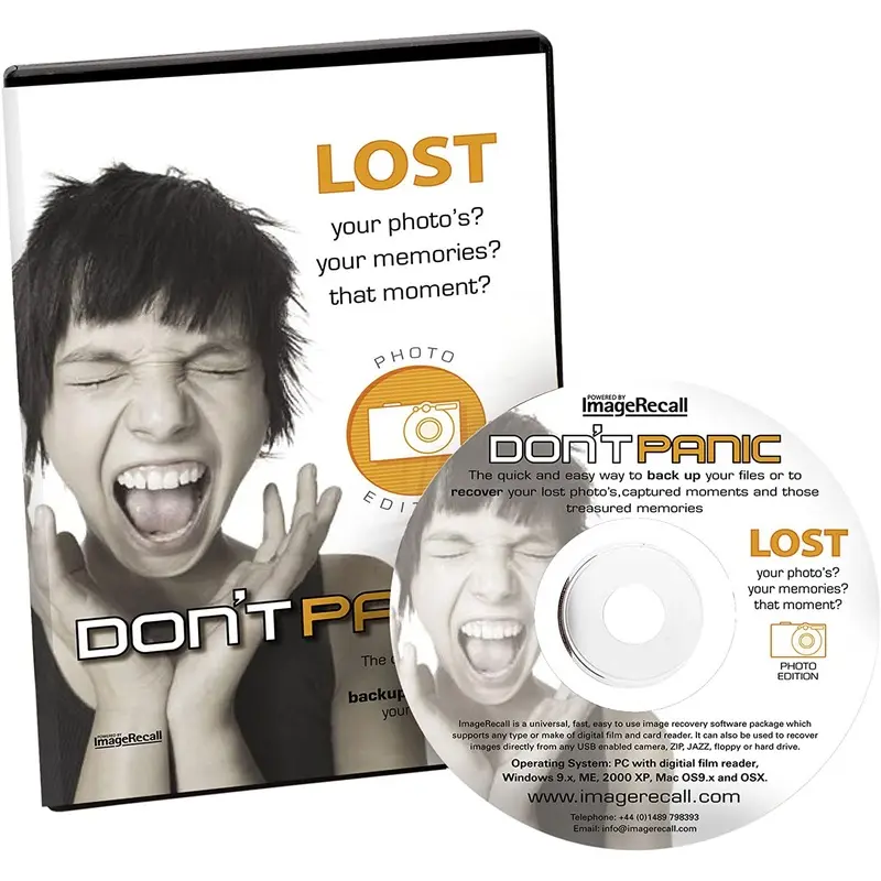 ImageRecall Don't Panic - Photo Recovery Software