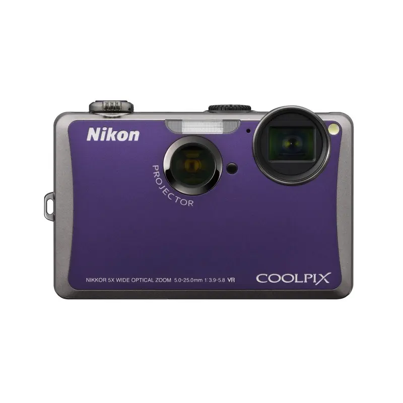 Nikon Coolpix S1100pj Digital Camera (Violet)