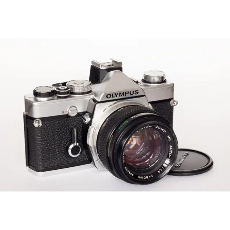 Olympus OM-1n + 50mm f/1.8 Film Camera - Used
