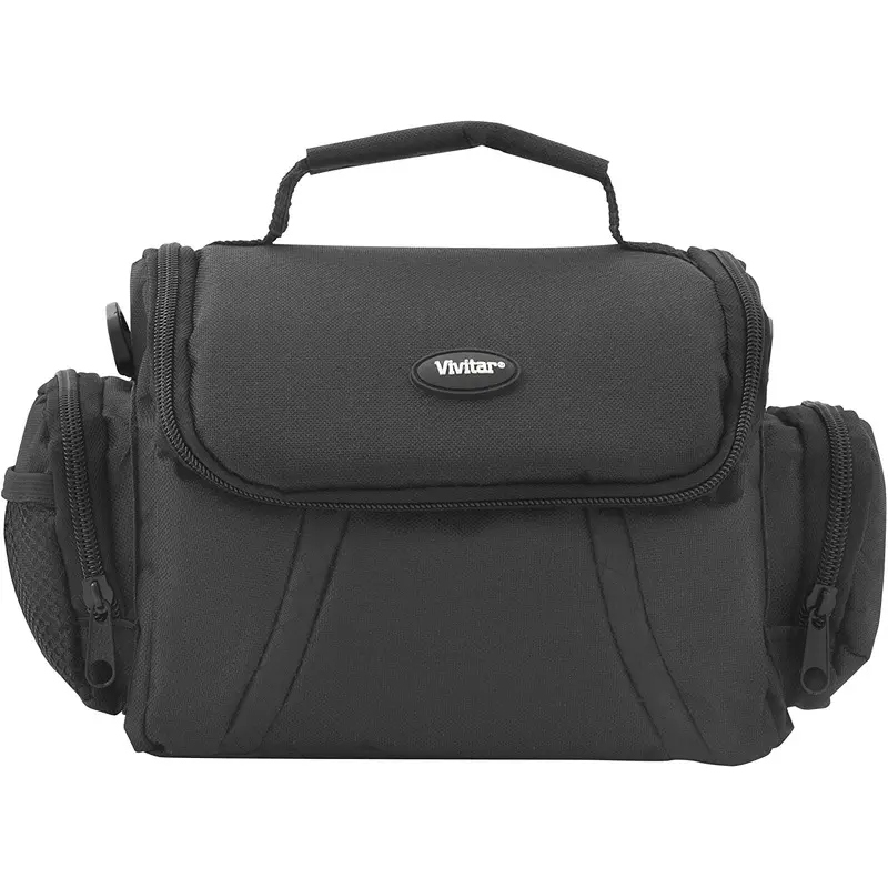 Vivitar Digital Camera/Camcorder Gadget Bag - Medium Black