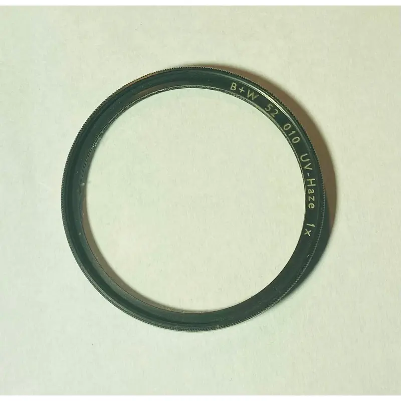 B+W 52mm UV-Haze 1x 010 F-Pro Filter - Used