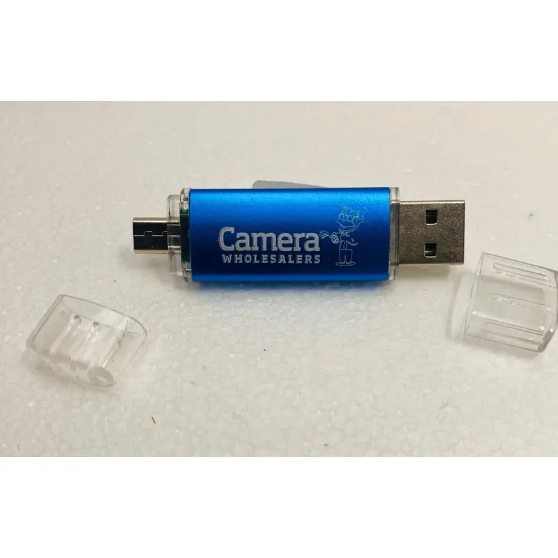 Camson 4GB OTG USB Type-C Flash Dual Drive Multifunctional Plug and Play - Blue