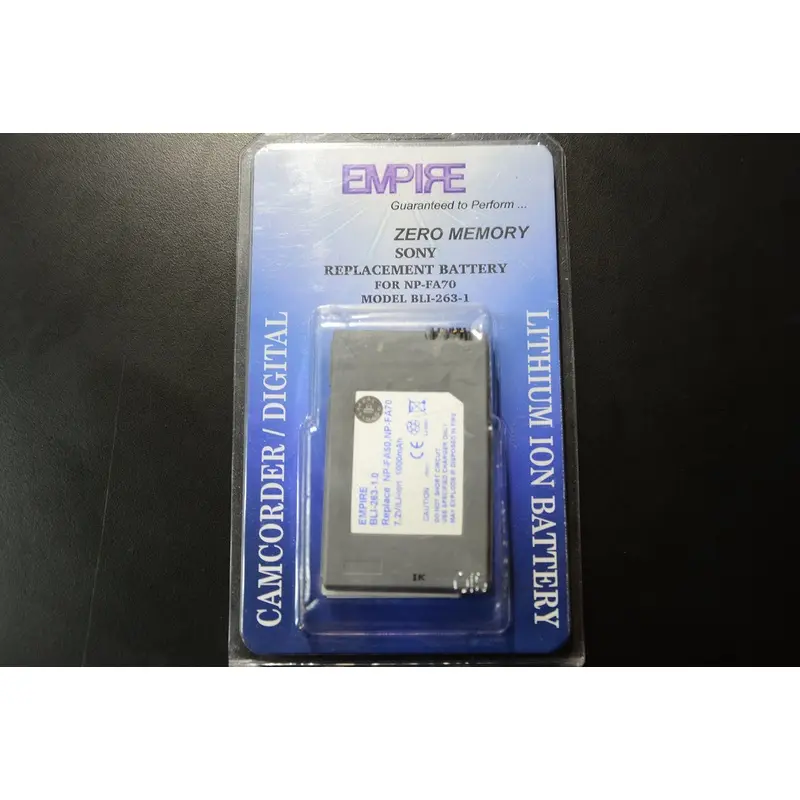 Replacement Battery For SONY NP-FA70 DCRHC90