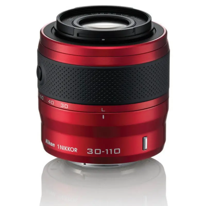 Nikon 1 NIKKOR VR 30-110mm f/3.8-5.6 Lens - Red