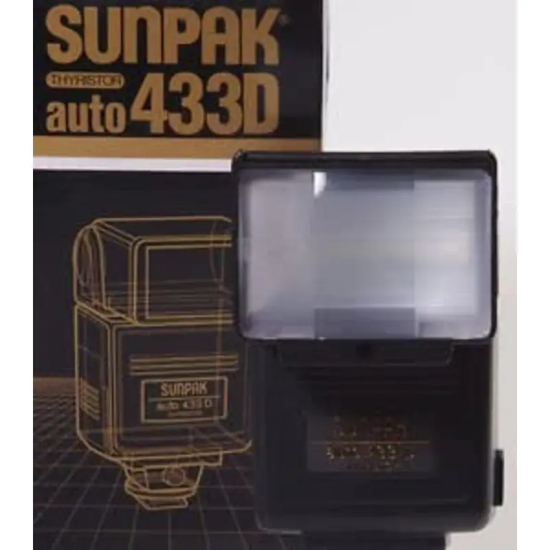 Sunpak Auto 433D Thyristor Flash for Canon 35mm SLR Camera - Used