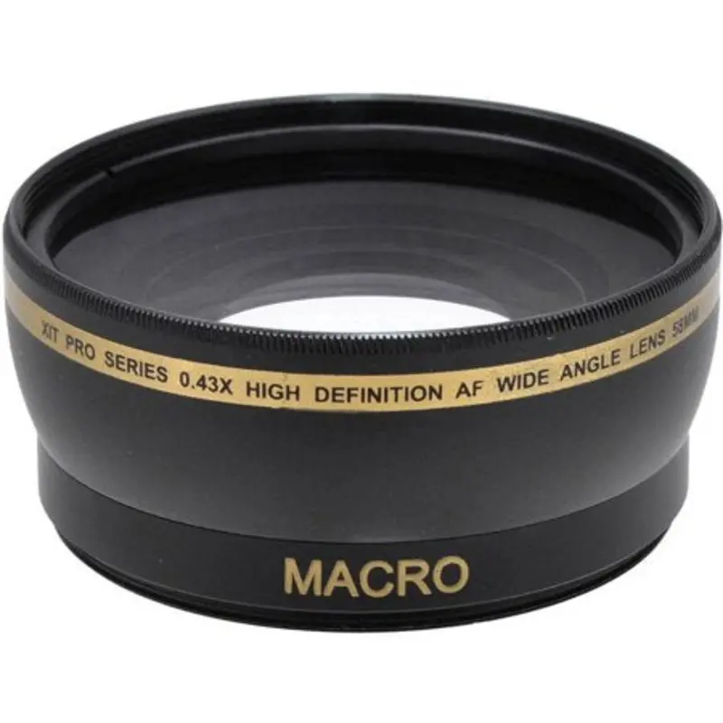 Xit 58mm 043x HD Wide Angle Lens - XT58WAB