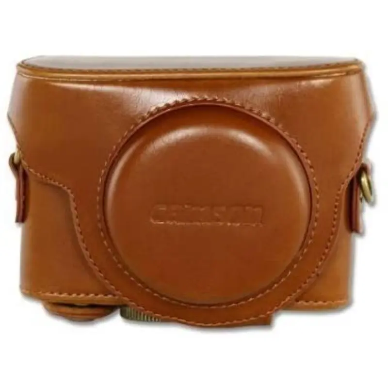 Camson Leather Case for Sony Cyber-Shot DSC-RX100's Series (Light Brown)