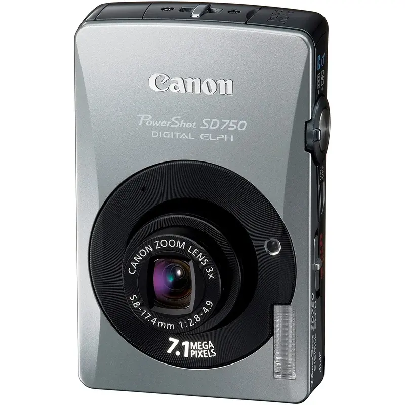Canon PowerShot SD750 Elph Digital Camera (Black)