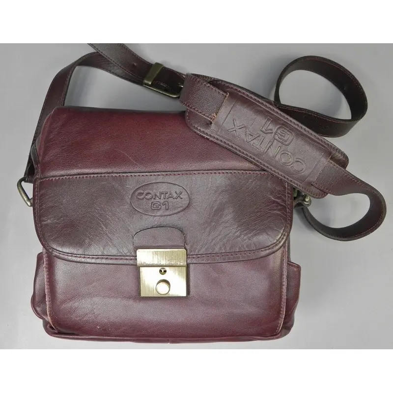 Contax G Series Leather Case with Neck Strap Brown - Used