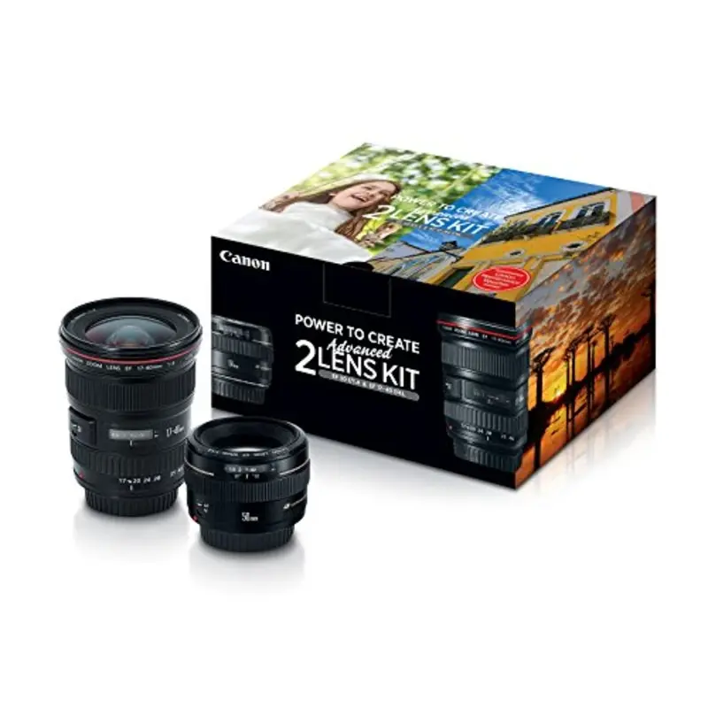 Canon Advanced 2 Lens Kit 50mm f/1.4 & 17-40mm f/4L Lenses