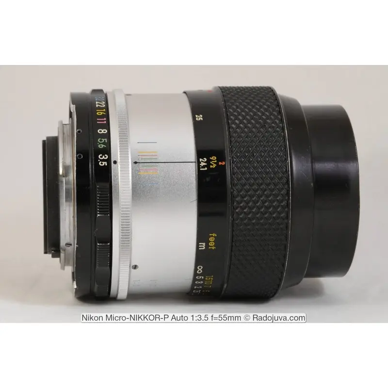 Nikon 55mm f/3.5 Micro Nikkor-P Lens - Pre Owned