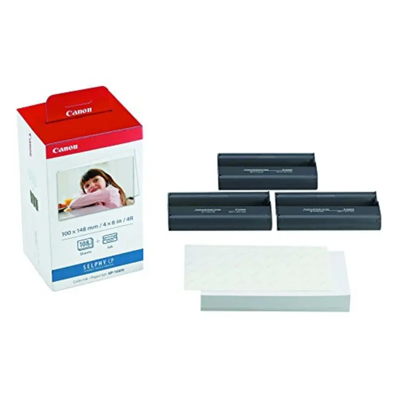 Canon KP-108IN Color Ink Paper Set 3115B001