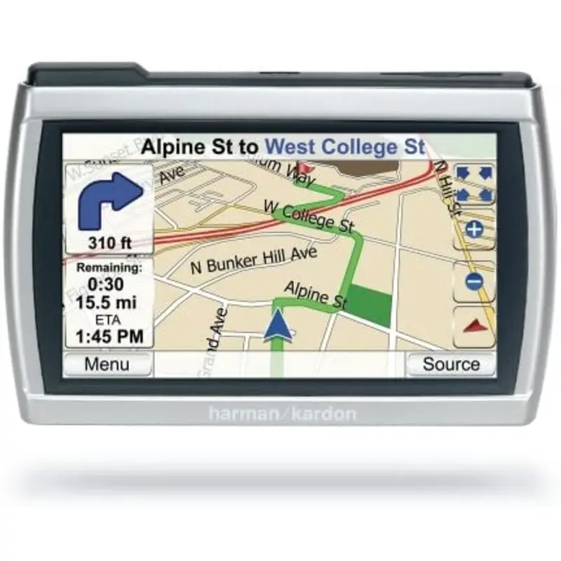 Harman Kardon GPS-510 4-Inch Widescreen Portable GPS Navigator and Media Player