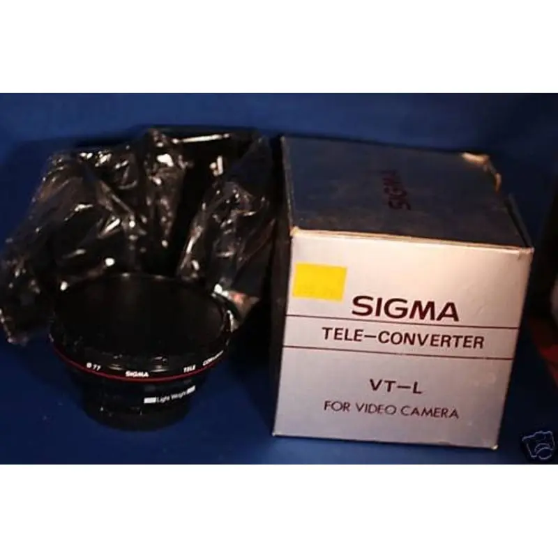 Sigma VT-L Tele-converter for video camera
