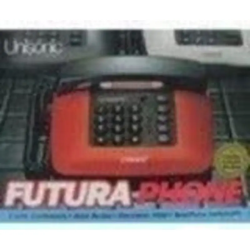 Unisonic 9742 Elegant Unique Style 2 Lines Phone (Red)